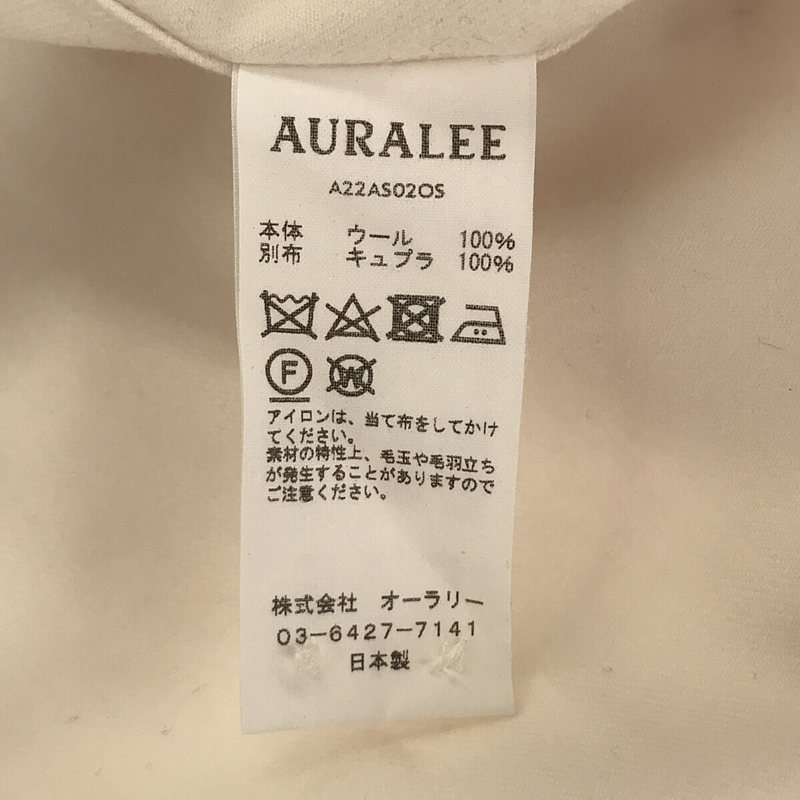 AURALEE / オーラリー SUPER LIGHT WOOL SHIRTS シャツ