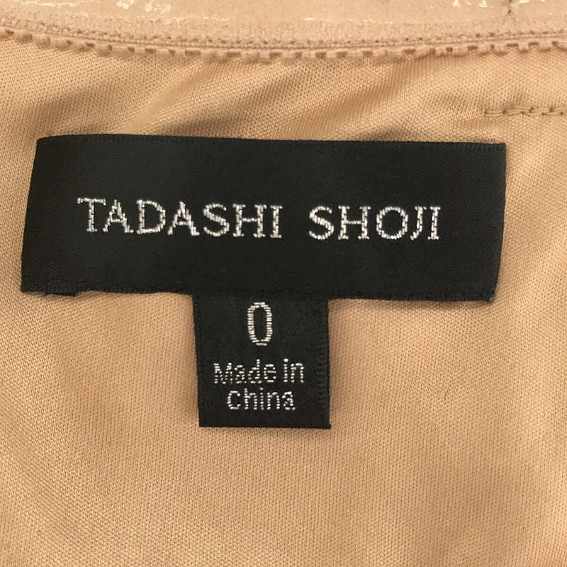 TADASHI SHOJI / タダシショージ オフショルダー フラワー レース 刺繍 ワンピース