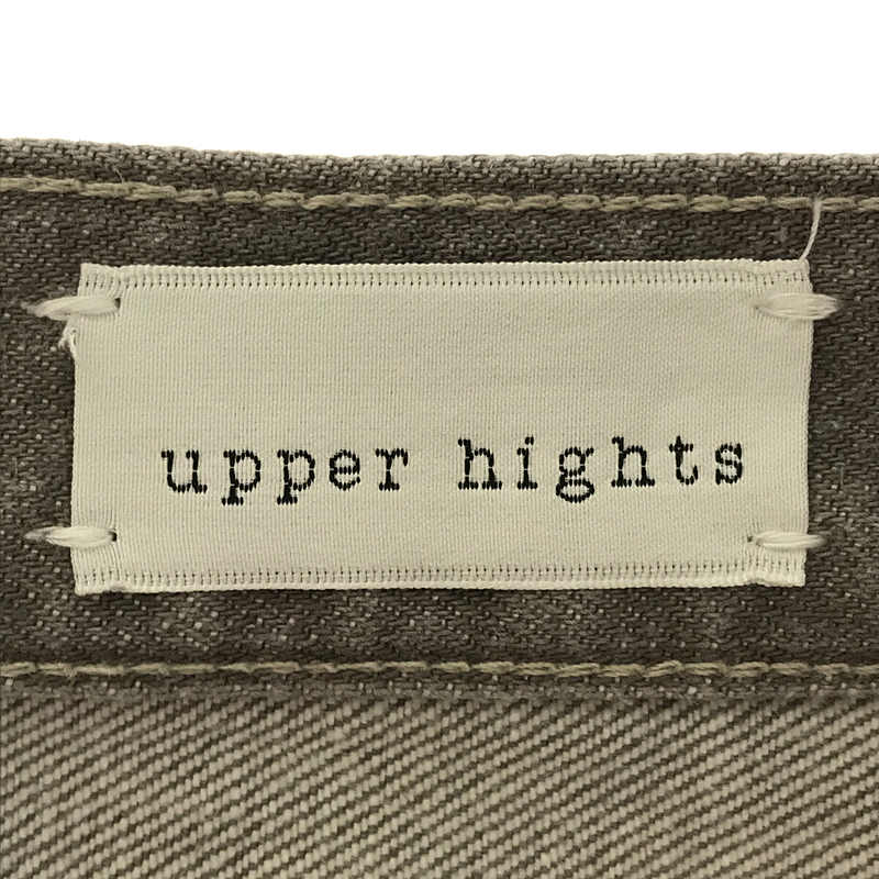 upper hights / アッパーハイツ THE EIGHTY'S ダメージ加工 ハイライズ デニムパンツ