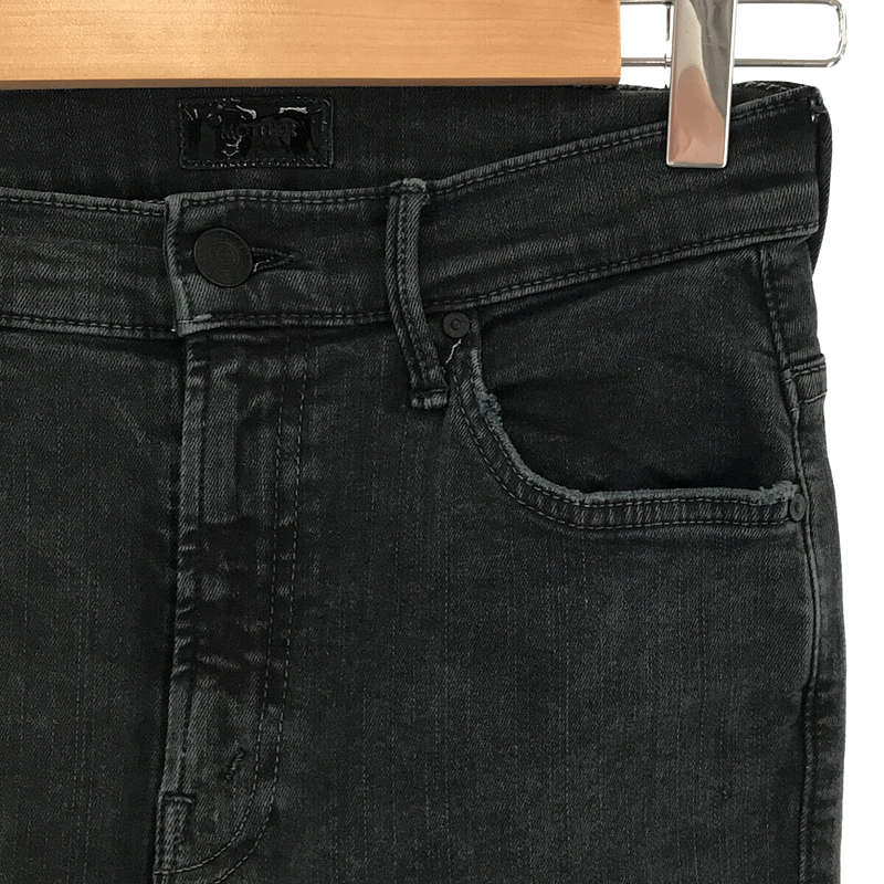 Deuxieme Classe / ドゥーズィエムクラス 【MOTHER/マザー】 FADED BLACK INSIDER CROP