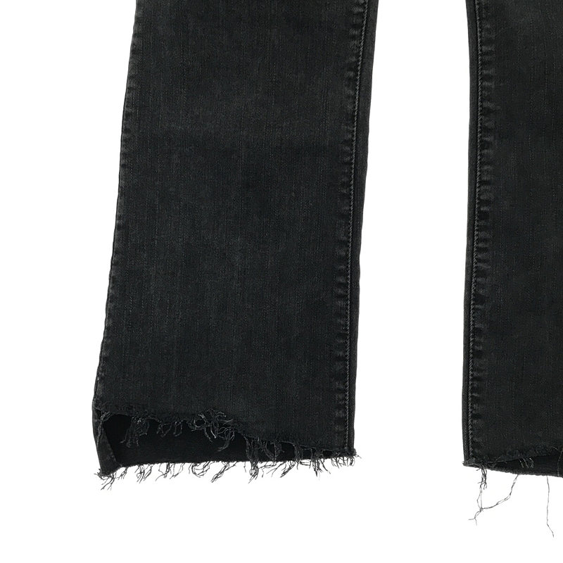 Deuxieme Classe / ドゥーズィエムクラス 【MOTHER/マザー】 FADED BLACK INSIDER CROP