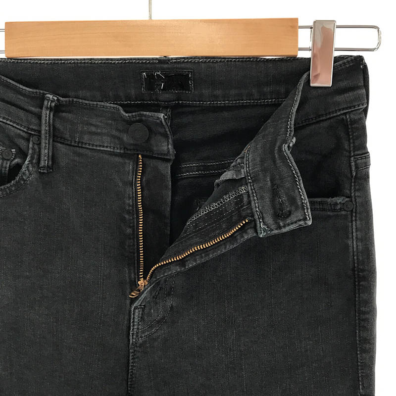 Deuxieme Classe / ドゥーズィエムクラス 【MOTHER/マザー】 FADED BLACK INSIDER CROP