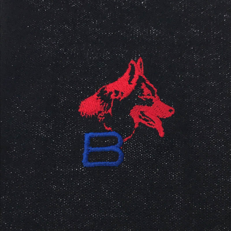 BALENCIAGA / バレンシアガ ワンポイント刺繡ロゴ ストール マフラー