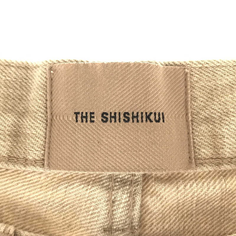 THE SHISHIKUI / シシクイ レザーパッチ 5P デニム パンツ