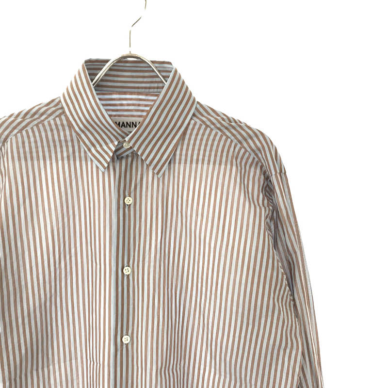 ANSNAM / アンスナム MANNAS ストライプシャツ