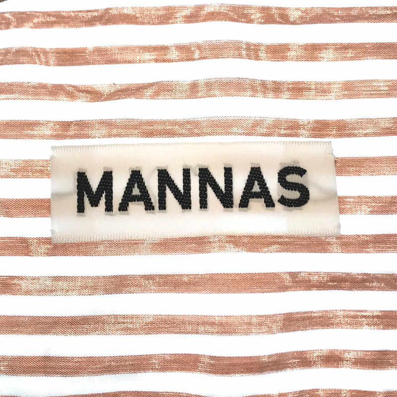 ANSNAM / アンスナム MANNAS ストライプシャツ