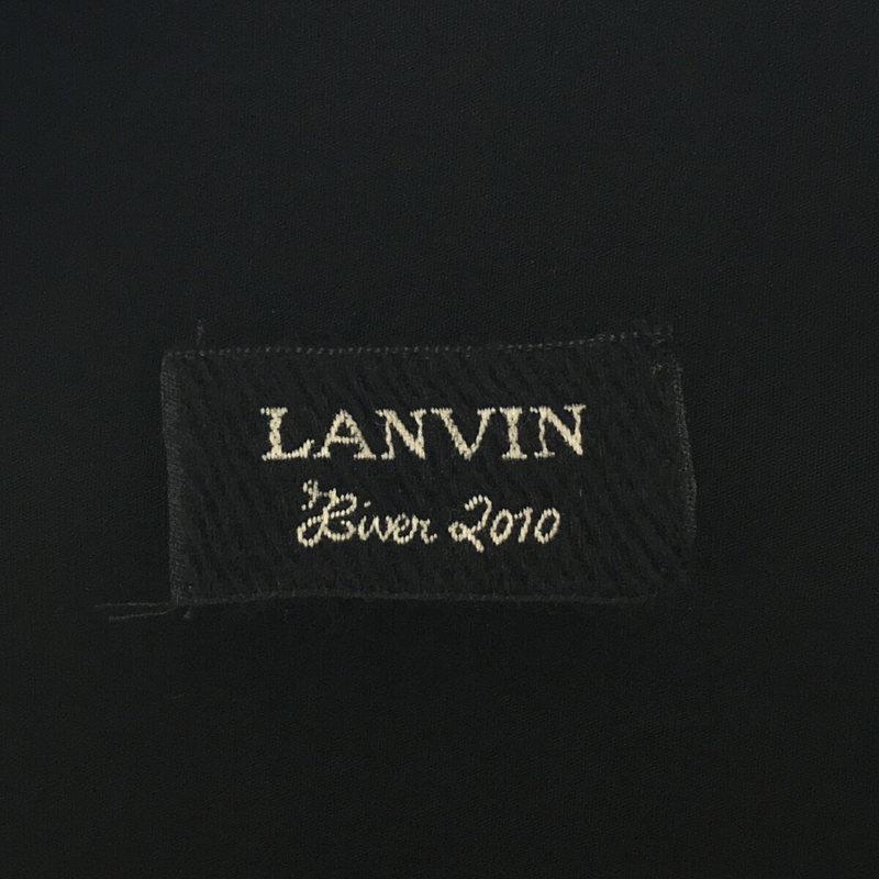 LANVIN / ランバン サイドジップ ノースリーブ ドレス ワンピース