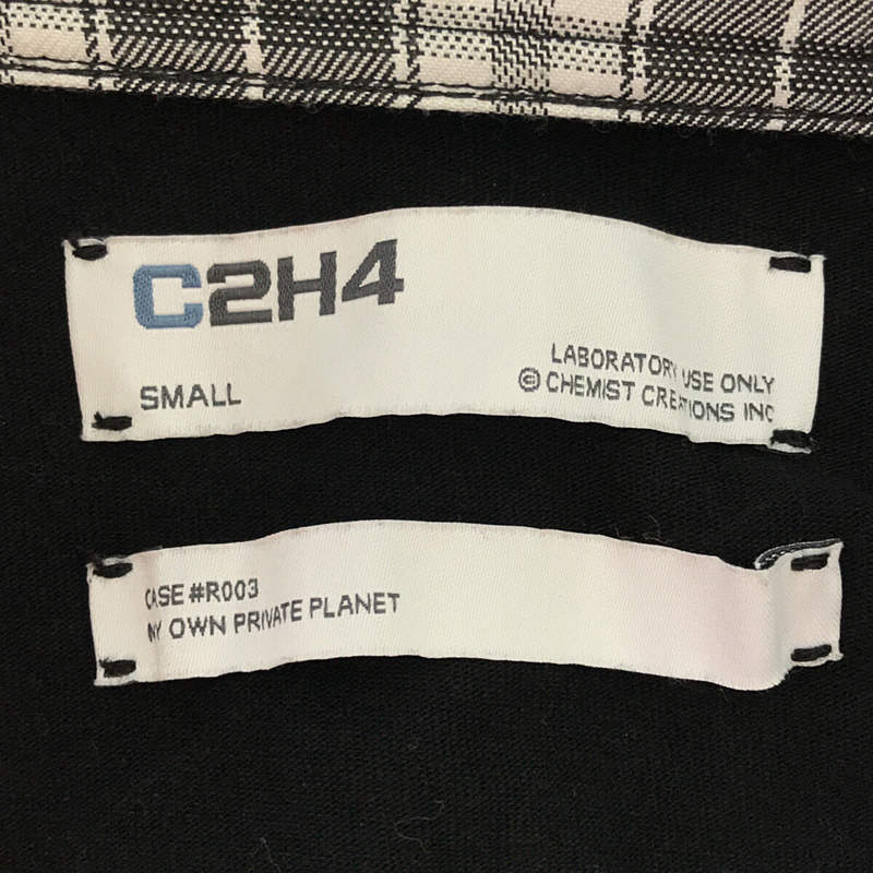 その他 コットン チェック切替 レイヤード カットソー