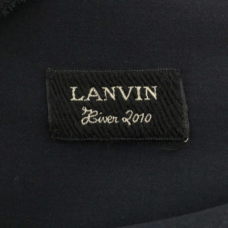 LANVIN / ランバン サイドジップ 変形 ドレス ワンピース