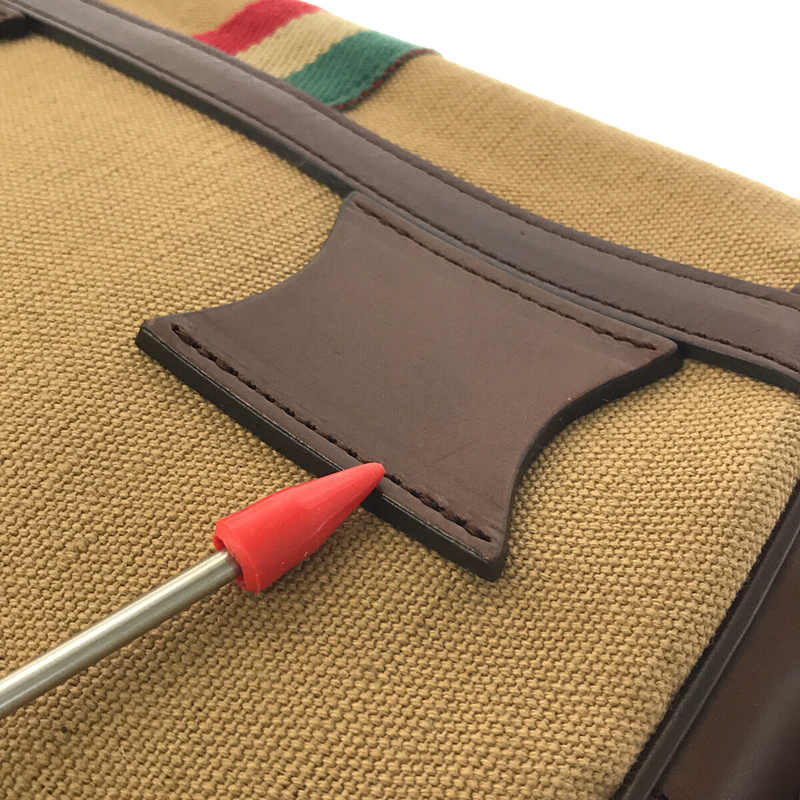 その他 レザー キャンバス フラップ ショルダー バッグ