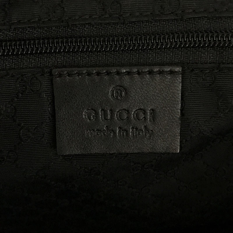 GUCCI / グッチ 4403 2way オールレザー 巾着 ハンドバッグ 保存袋有