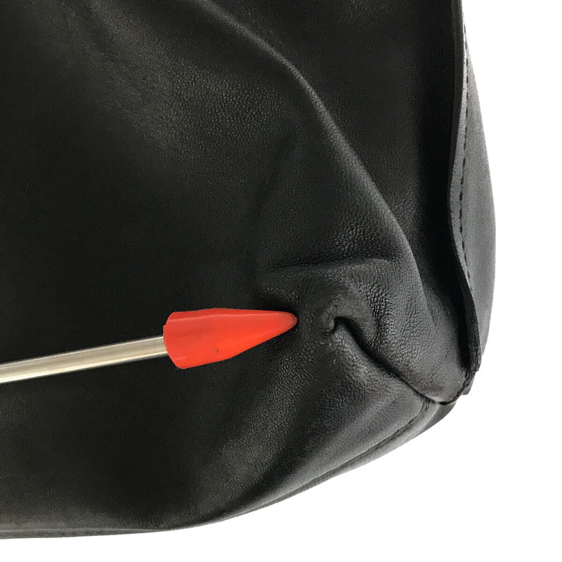 GUCCI / グッチ 4403 2way オールレザー 巾着 ハンドバッグ 保存袋有