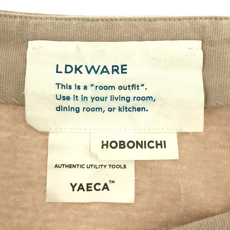 YAECA / ヤエカ × HOBONICHI ほぼ日手帳 / LDKWARE  ボートネックTシャツ