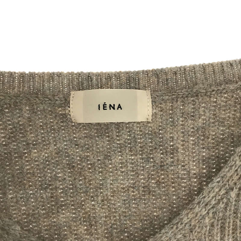 IENA / イエナ ウォッシャブル ラクーン畔Vネックプルオーバー ニット