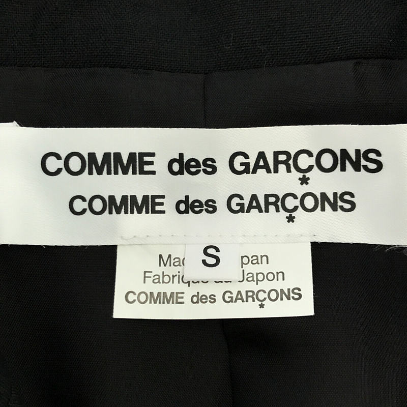 COMME des GARCONS COMME des GARCONS / コムコム シングルブレスト プリーツ ロング ジャケット