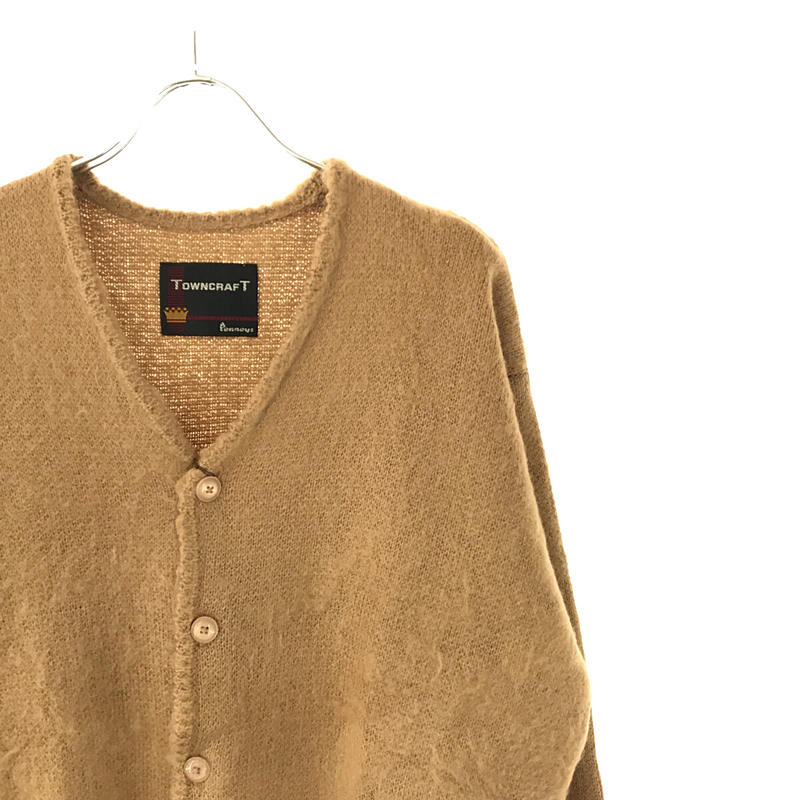 その他 モヘア シャギーソリッドカーディガン