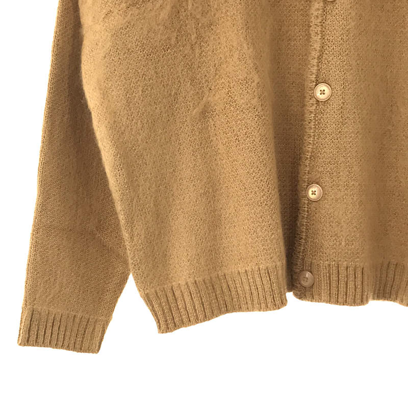 その他 モヘア シャギーソリッドカーディガン