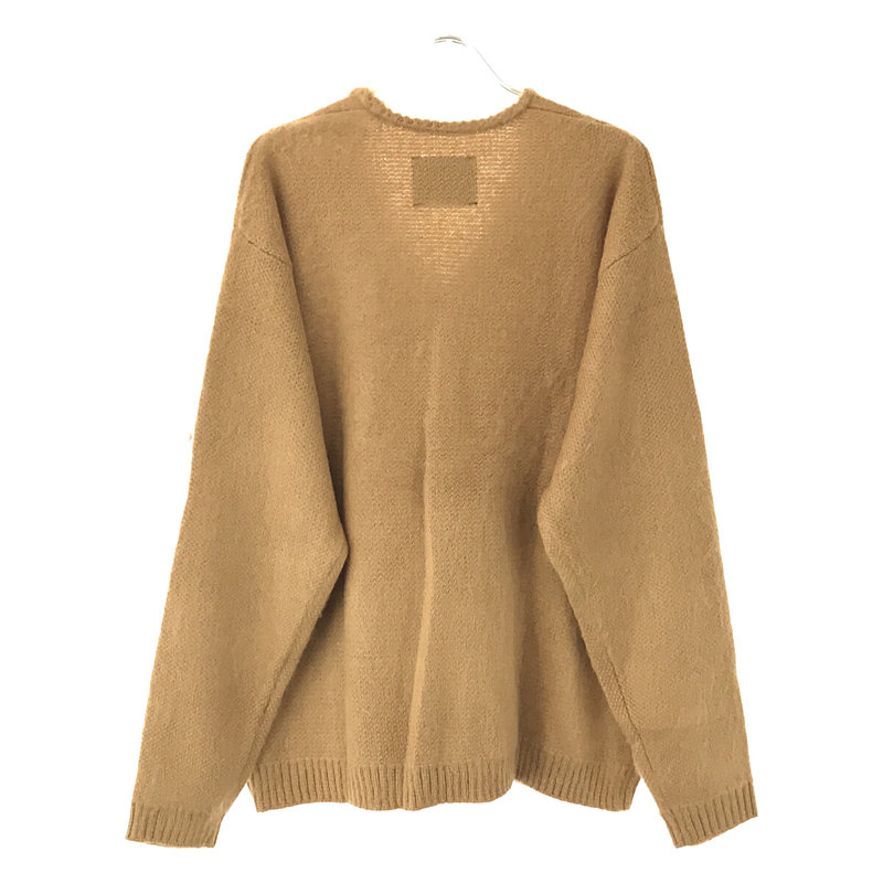 その他 モヘア シャギーソリッドカーディガン