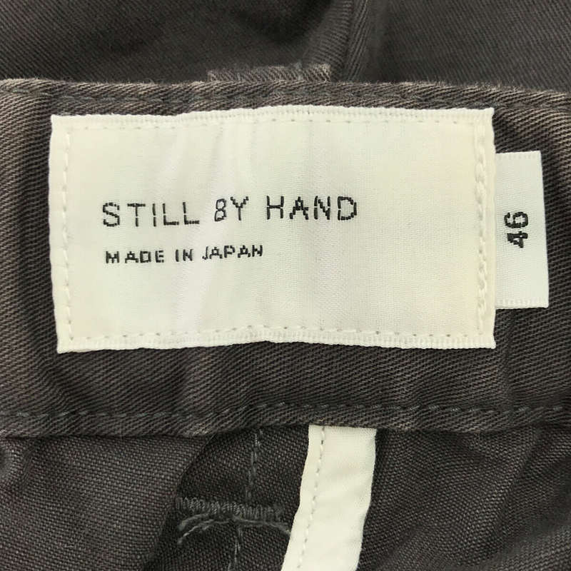 STILL BY HAND / スティルバイハンド Cotton Linen Easy Slacks コットン リネン イージー スラックス パンツ