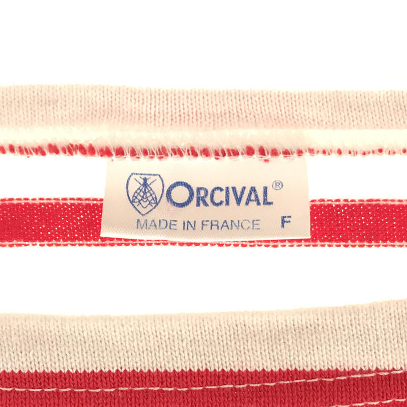 ORCIVAL / オーチバル コットン ボーダー バスク カットソー