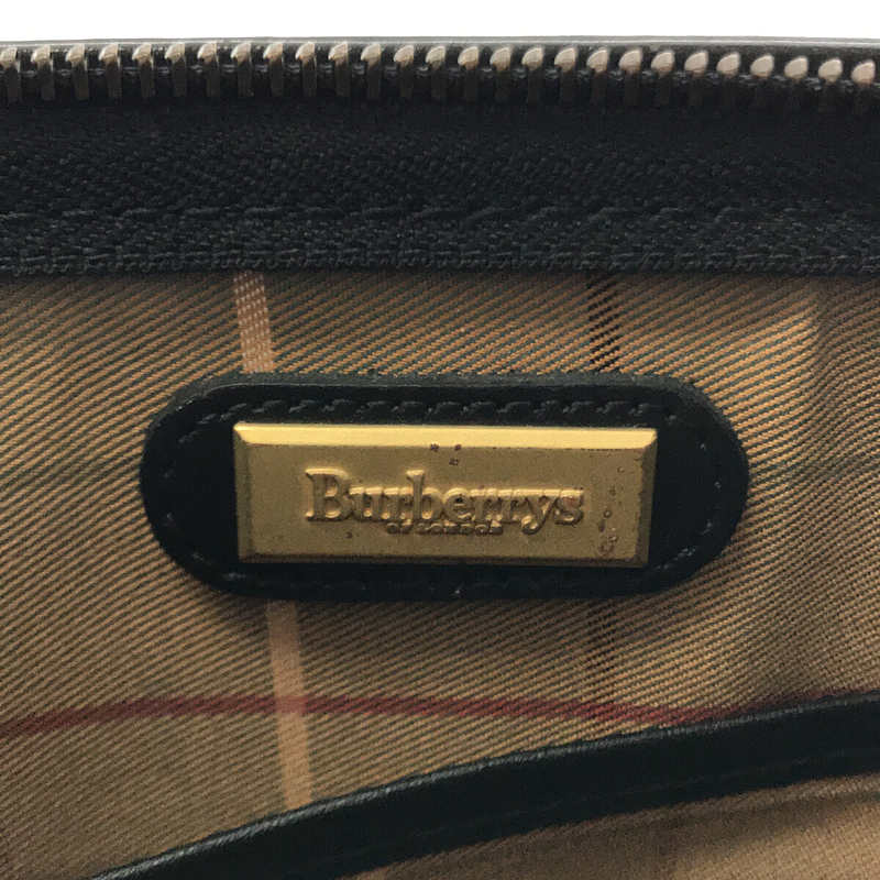 Burberry / バーバリー レザー セカンド クラッチ バッグ