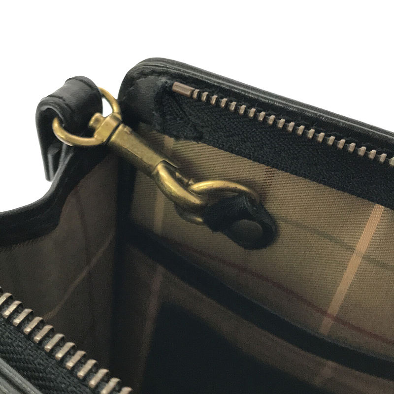 Burberry / バーバリー レザー セカンド クラッチ バッグ