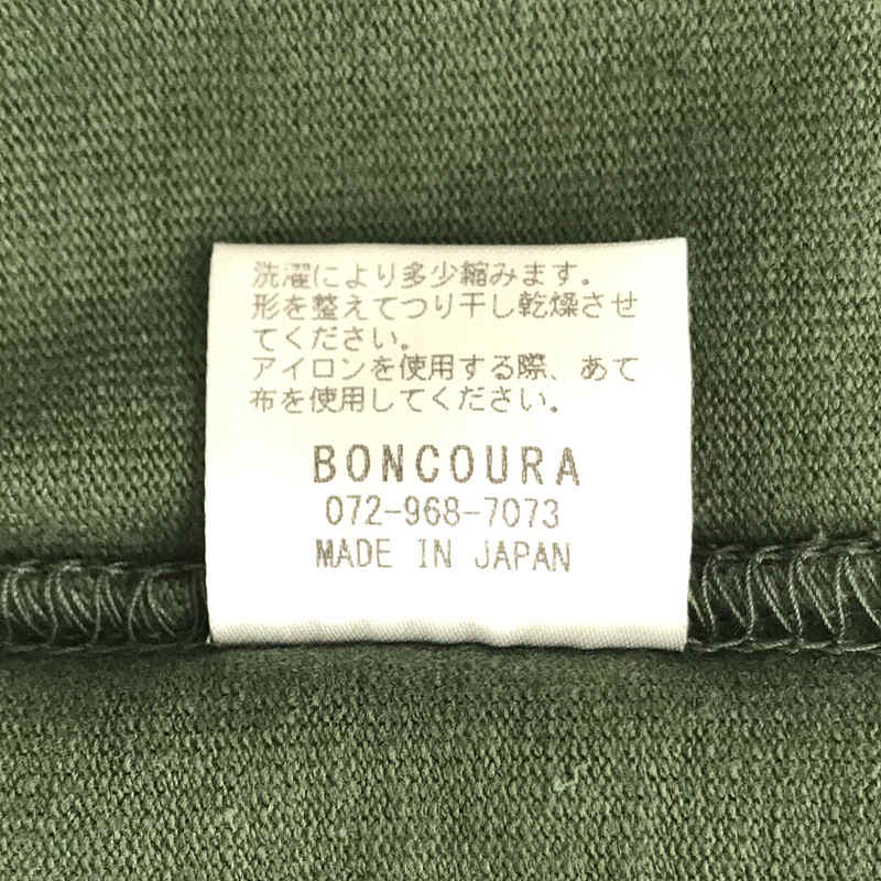 BONCOURA / ボンクラ Heavy Weight Pocket Tee 肉厚 ヘビーウェイト ポケット Tシャツ カットソー green