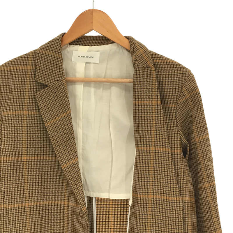 その他 GALLARDAGALANTE 取扱い チェック ダブル ロング コート