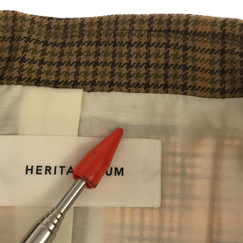 その他 GALLARDAGALANTE 取扱い チェック ダブル ロング コート