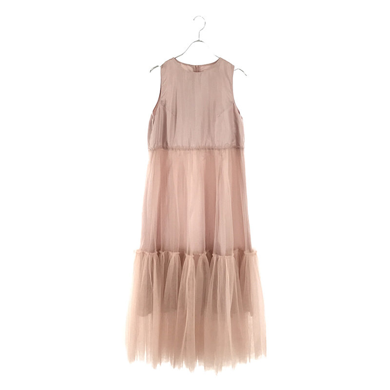 “かざる” TULLE LONG DRESS - PINK ドレス ワンピースmadder madder / マダマダ