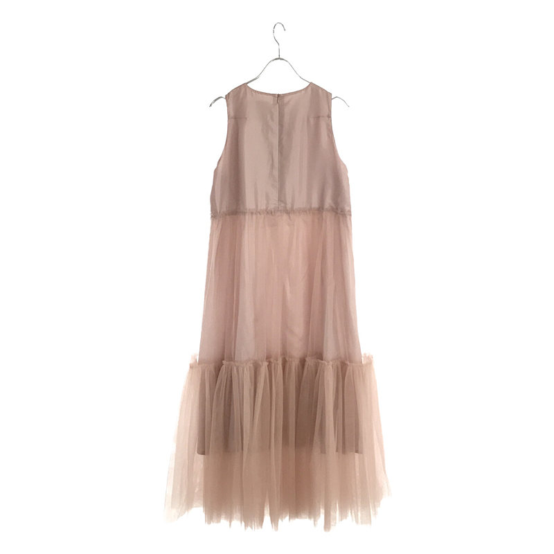 “かざる” TULLE LONG DRESS - PINK ドレス ワンピースmadder madder / マダマダ