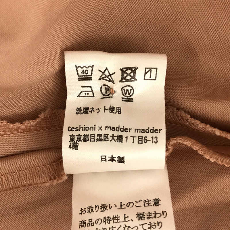182 shirt dress シャツドレス ワンピースmadder madder / マダマダ