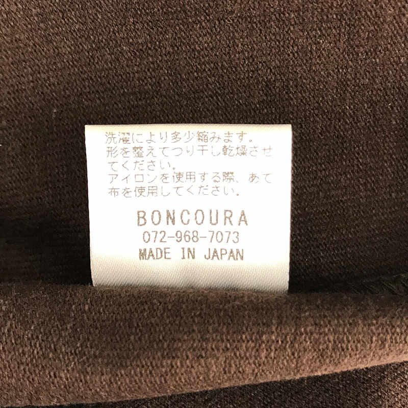 BONCOURA / ボンクラ Heavy Weight Pocket Tee 肉厚 ヘビーウェイト ポケット Tシャツ カットソー brown