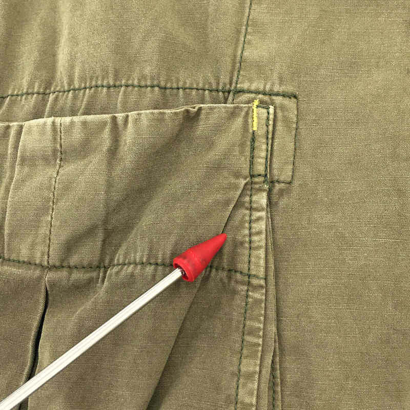PORTER CLASSIC / ポータークラシック POPLIN SHIRT JACKET - OLIVE ポプリンシャツジャケット ミリタリー カバーオール
