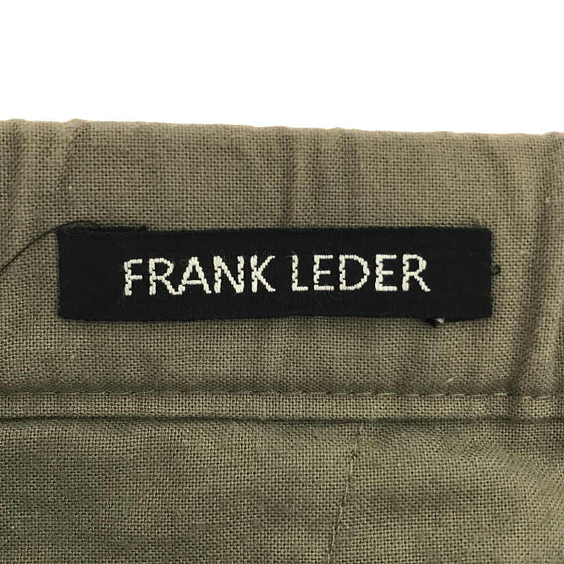 FRANK LEDER / フランクリーダー コットン イージー スラックス パンツ