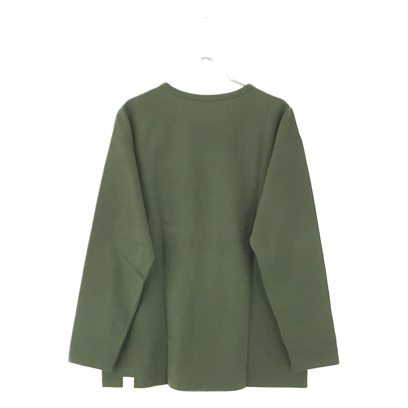 BONCOURA / ボンクラ Heavy Weight Pocket Tee Long Sleeve 肉厚 ヘビーウェイト ポケット ロングスリーブ カットソー ロンT green