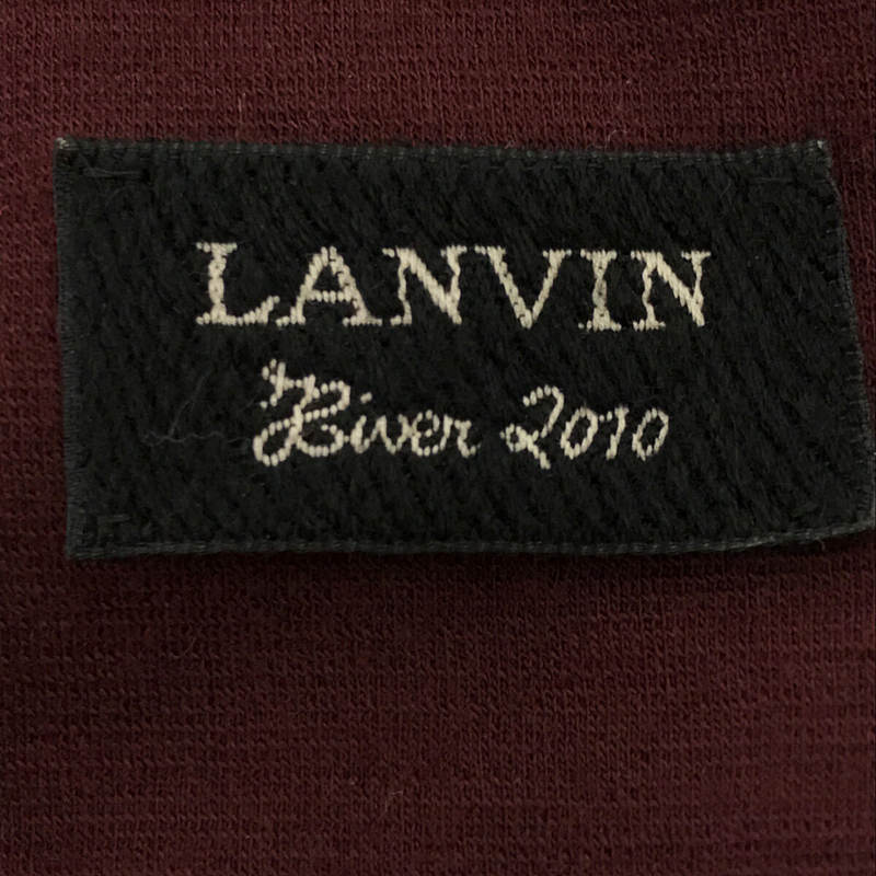 LANVIN / ランバン ノースリーブ ドレス ワンピース bordeaux