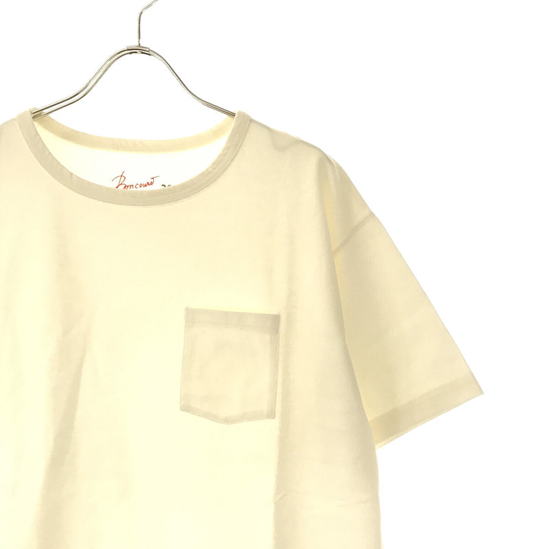 BONCOURA / ボンクラ Heavy Weight Pocket Tee 肉厚 ヘビーウェイト ポケット Tシャツ カットソー white