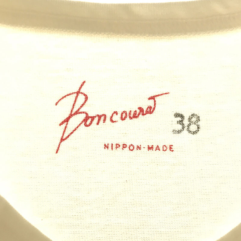 BONCOURA / ボンクラ Heavy Weight Pocket Tee 肉厚 ヘビーウェイト ポケット Tシャツ カットソー white
