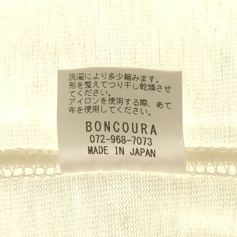 BONCOURA / ボンクラ Heavy Weight Pocket Tee 肉厚 ヘビーウェイト ポケット Tシャツ カットソー white