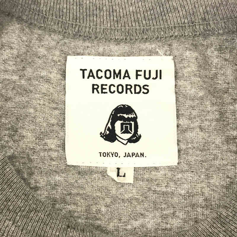 TACOMA FUJI RECORDS / タコマフジレコーズ コットン フロントロゴ クルーネック カットソー Tシャツ