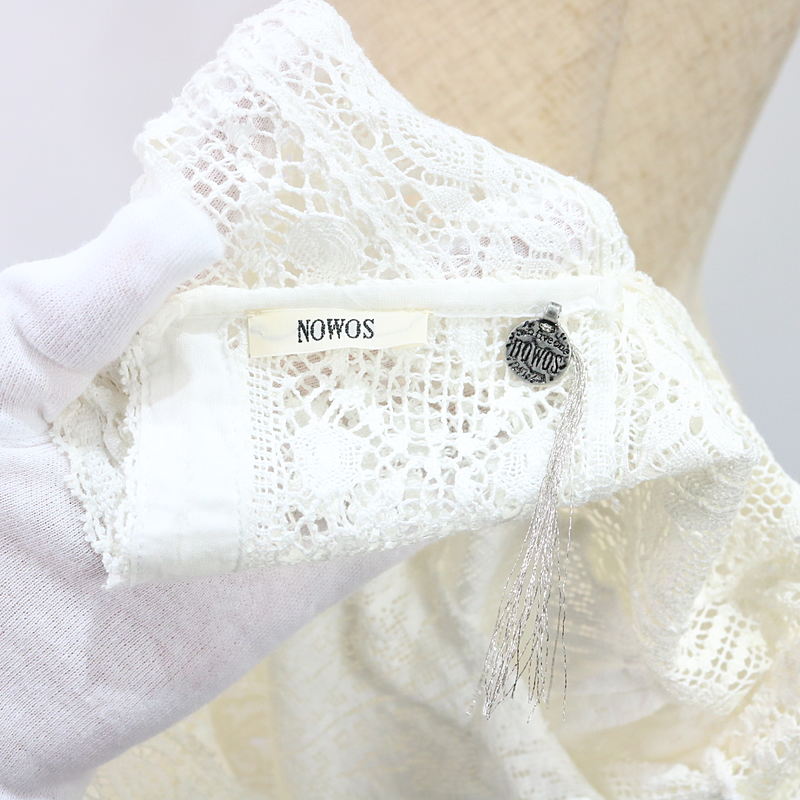 NOWOS / ノーウォス Lace blouse レースブラウス