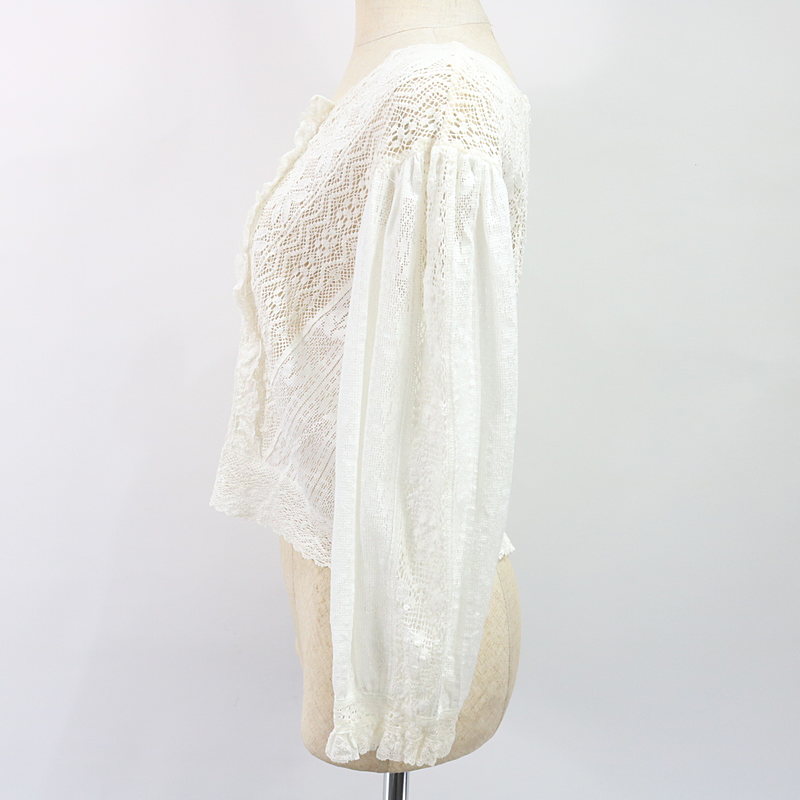 NOWOS / ノーウォス Lace blouse レースブラウス