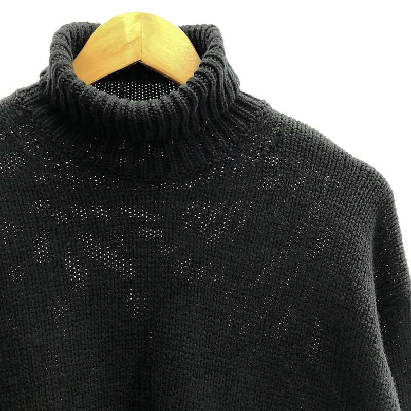 RALPH LAUREN PURPLE LABEL / ラルフローレンパープルレーベル cashmere 100％ / カシミヤ ロゴ タートルネック ニット プルオーバー