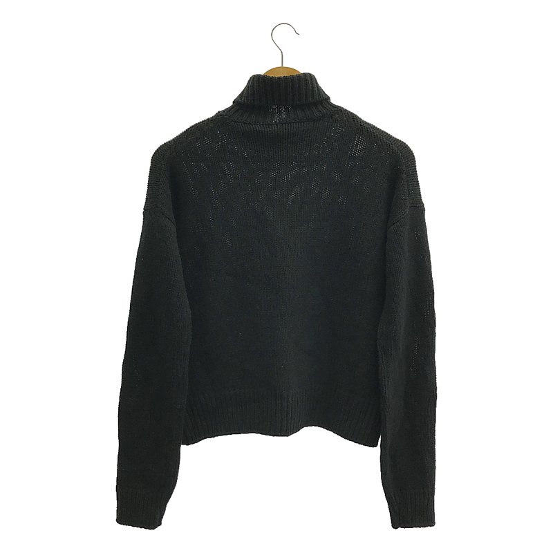 RALPH LAUREN PURPLE LABEL / ラルフローレンパープルレーベル cashmere 100％ / カシミヤ ロゴ タートルネック ニット プルオーバー