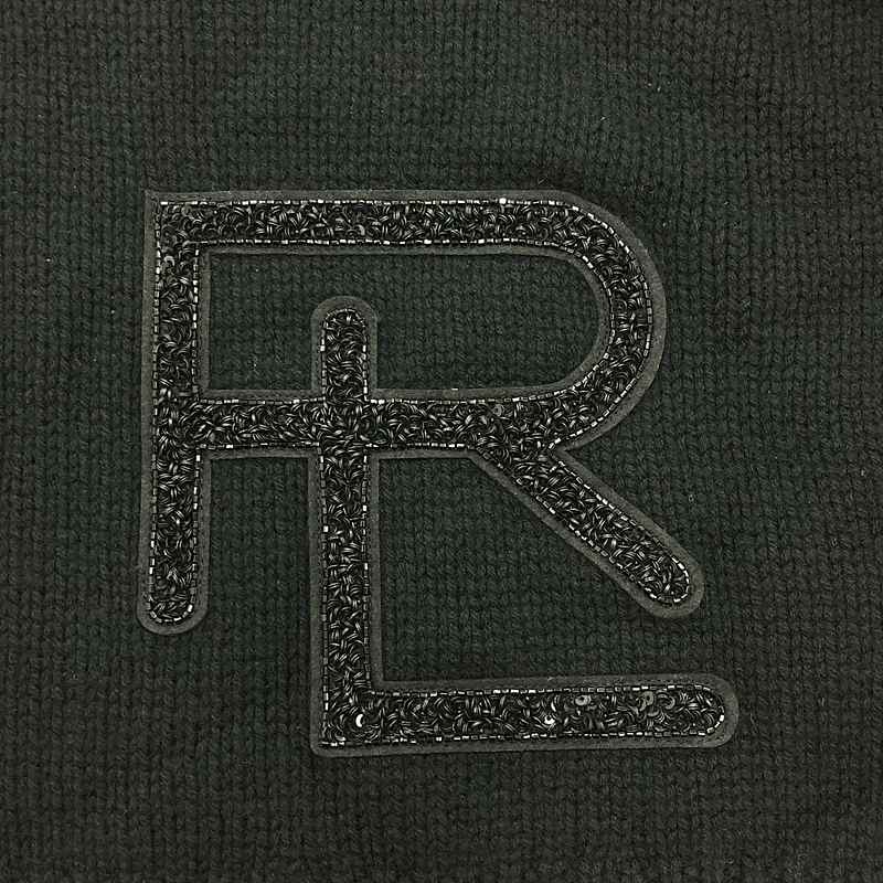 RALPH LAUREN PURPLE LABEL / ラルフローレンパープルレーベル cashmere 100％ / カシミヤ ロゴ タートルネック ニット プルオーバー
