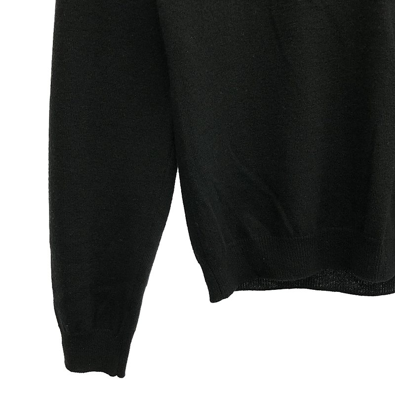 Maison Margiela / メゾンマルジェラ レザー エルボーパッチ ウール ニット プルオーバー