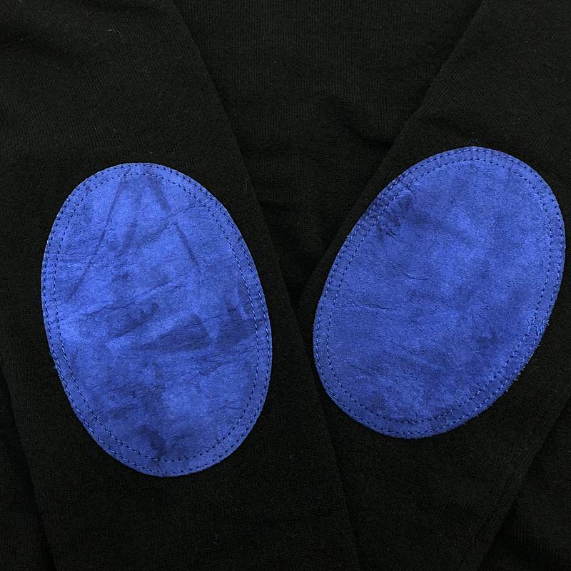 Maison Margiela / メゾンマルジェラ レザー エルボーパッチ ウール ニット プルオーバー