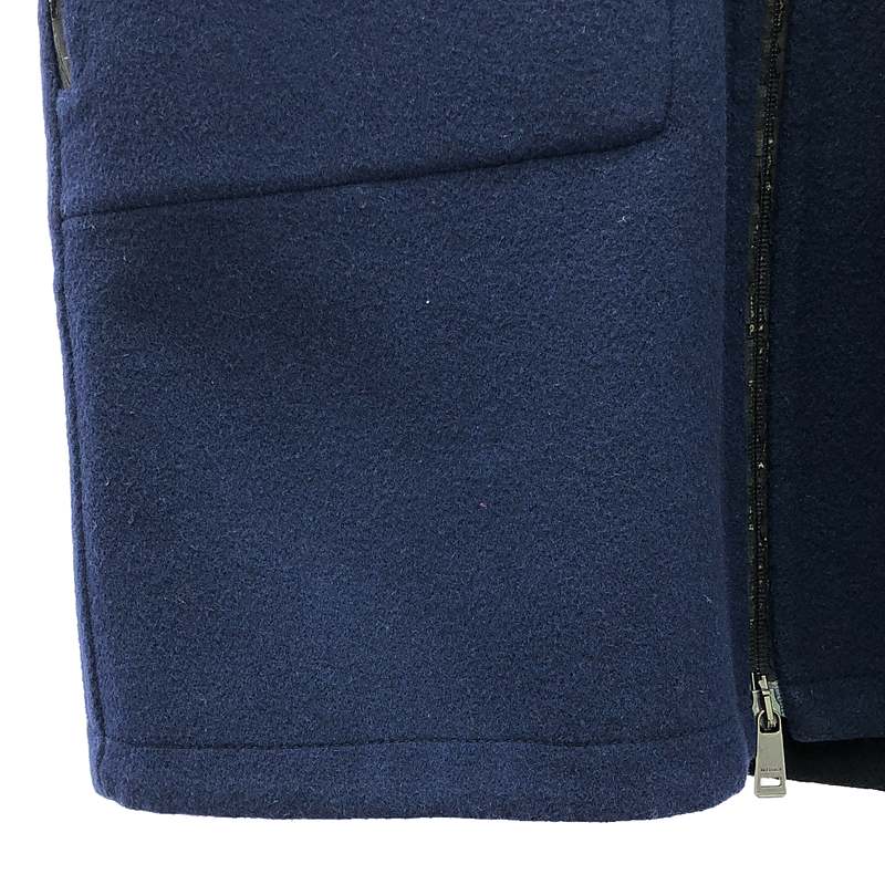 JIL SANDER / ジルサンダー ウール ダブルフェイス ジップアップ ロング ブルゾン