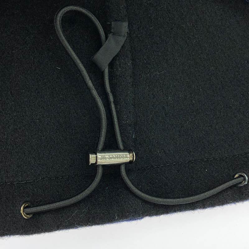 JIL SANDER / ジルサンダー ウール ダブルフェイス ジップアップ ロング ブルゾン